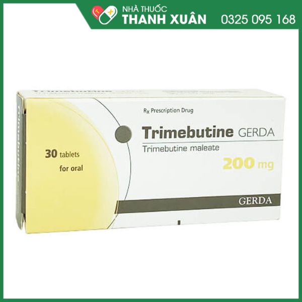 Trimebutine Gerda 200mg trị hội chứng ruột kích thích